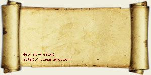 Hana Dunđerović vizit kartica